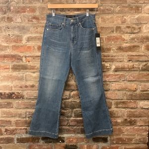 Veronica Beard Carson High Rise Ankle Flare Jeans 28 New NWT